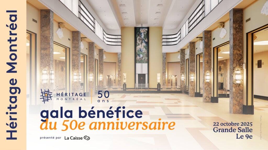 Gala bénéfice du 50e anniversaire d&rsquo;Héritage Montréal