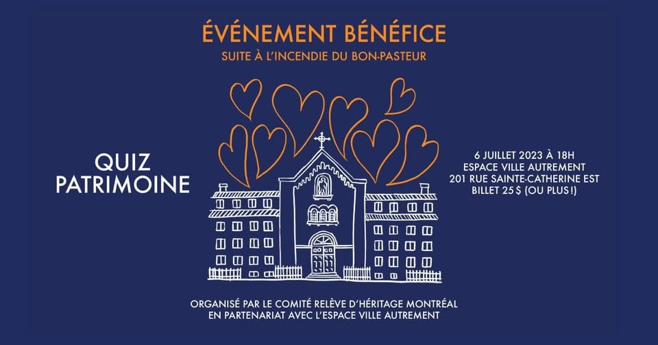 Évènement bénéfice : Quiz patrimoine pour la relève